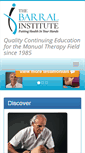 Mobile Screenshot of barralinstitute.com